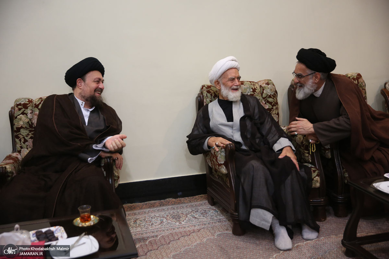 حاشیه تجدید میثاق هیأت رئیسه و اعضای مجلس خبرگان رهبری با آرمان های امام خمینی(س)