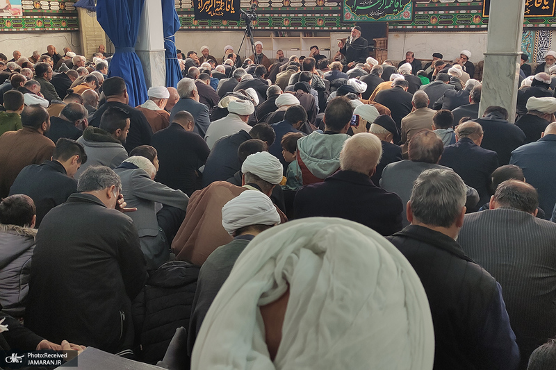 مراسم عزاداری شهادت حضرت زهرا (س) در دفتر آیت الله العظمی صانعی (ره)