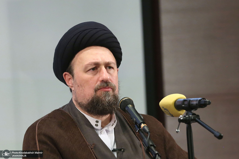 دیدار رئیس و کارکنان موسسه‎ تنظیم و نشر آثار امام خمینی با سید حسن خمینی