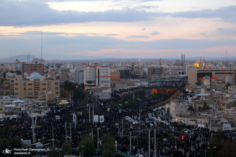 مراسم تشییع باشکوه سپهبد حاج قاسم سلیمانی در قم