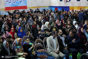 حضور سید حسن خمینی در آیین نامگذاری مجموعه ورزشی استاد کهندل