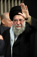 آخرین شب مراسم عزاداری شهادت حضرت فاطمه‌زهرا (س) در حسینیه امام خمینی