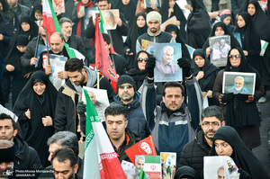 حضور میلیون ها تهرانی در تشییع پیکر مطهر سردار قاسم سلیمانی - 6 