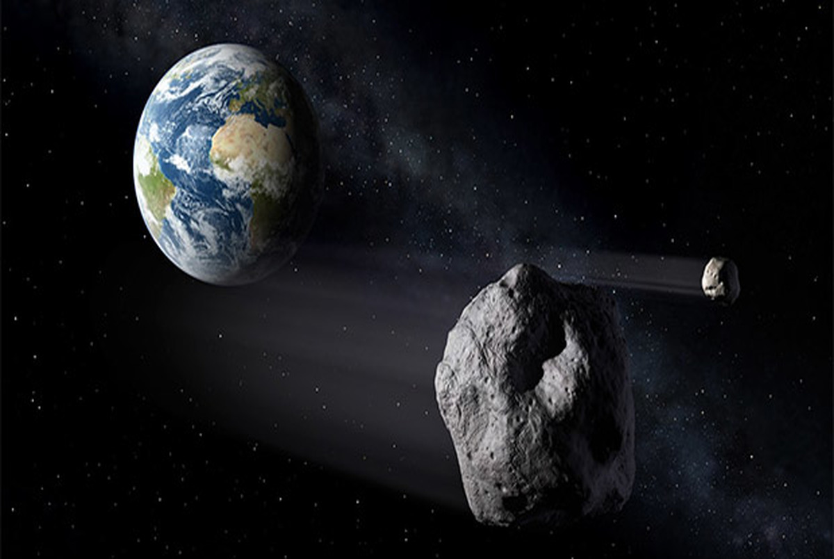 عبور سیارکی بزرگ از کنار زمین