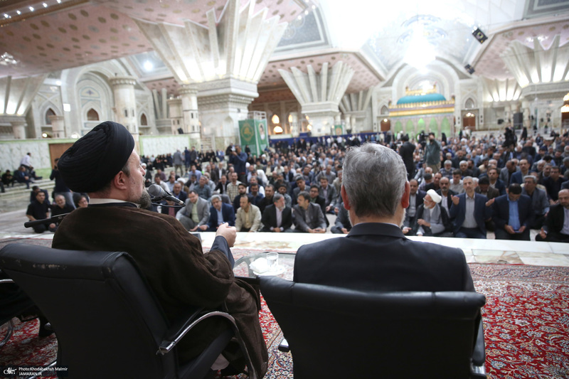 مراسم تجدیدمیثاق دانشگاهیان با آرمان‌های امام خمینی (س)