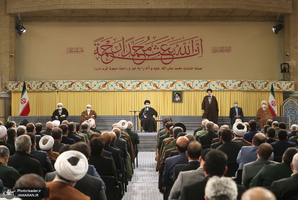 دیدار مسئولان نظام و سفرای کشورهای اسلامی با رهبر معظم انقلاب