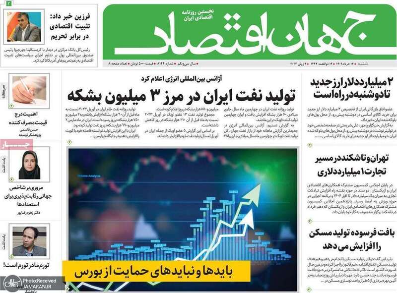 گزیده روزنامه های 13 خرداد 1402