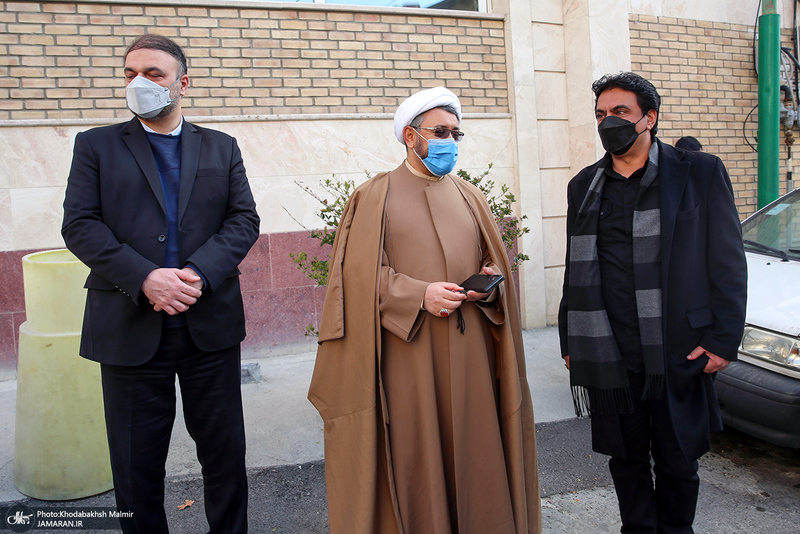 مراسم تشییع حجت الاسلام و المسلمین علی اصغر سعادتی در حسینیه جماران