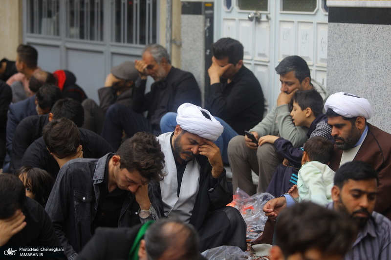 دسته عزاداری شهادت حضرت علی (ع) با حضور آیت‌الله العظمی وحید خراسانی