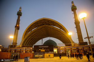 آخرین مراحل آماده‌سازی مصلی امام خمینی(ره) برای وداع با رهبر شهید