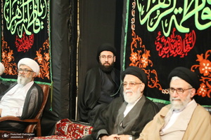 مراسم عزاداری ماه محرم در بیت مرحوم آیت الله العظمی هاشمی شاهرودی‎‎