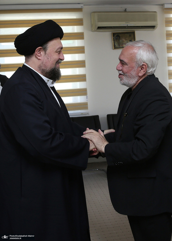 دیدار مدیران سابق تیم های پرسپولیس و استقلال با سید حسن خمینی