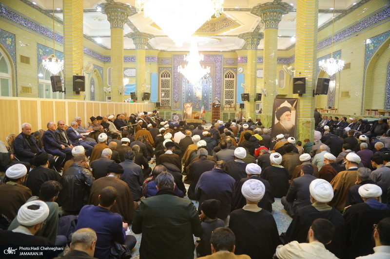 مراسم چهلمین روز درگذشت مرحوم آیت الله سید هادی سیستانی در قم‎