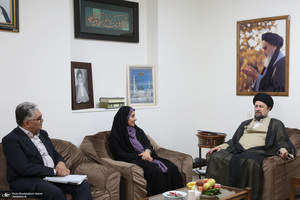 دیدار وزیر راه و شهرسازی با سید حسن خمینی