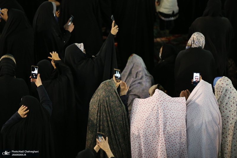 مراسم آغاز  سال 1401 در حرم کریمه اهل بیت (ع)‎