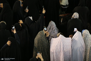 مراسم آغاز  سال 1401 در حرم کریمه اهل بیت (ع)‎