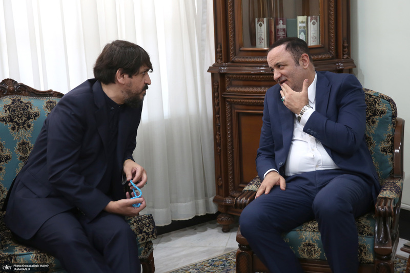 دیدار دبیر شورای عالی مناطق آزاد باسید حسن خمینی