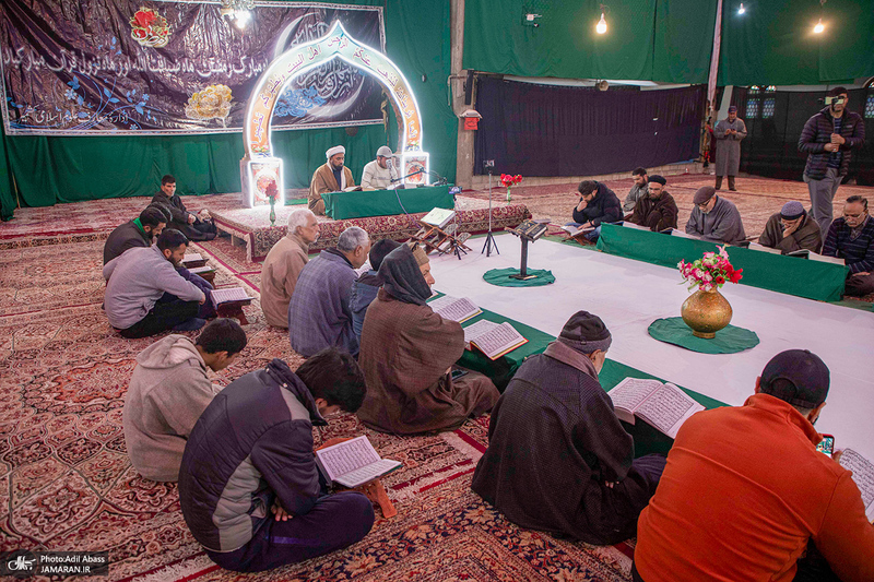 محفل انس با قرآن کریم در کشمیر ھند