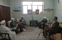 دیدار اعضای شورای سیاستگذاری همایش وکلای شرعی امام خمینی(س) با آیت‌الله مسعودی خمینی