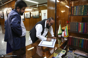 بازدید جمعی از شخصیتهای علمی و فرهنگی  کشور افغانستان