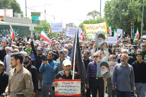 راهپیمایی مردم قم در سالروز قیام 15 خرداد‎‎