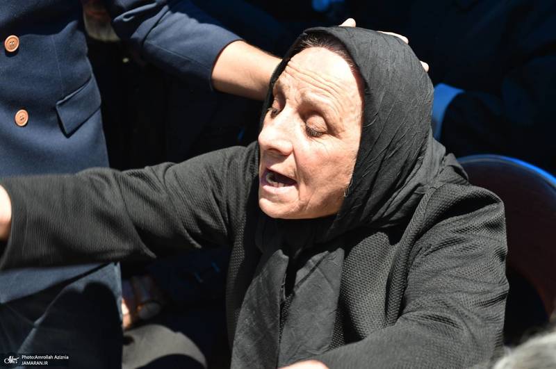 مراسم چهلمین روز درگذشت حمید هیراد در بهشت زهرا