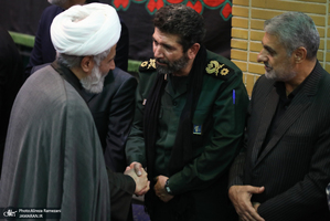 مراسم گرامیداشت سرداران غلامرضا محرابی و مهدی ربانی