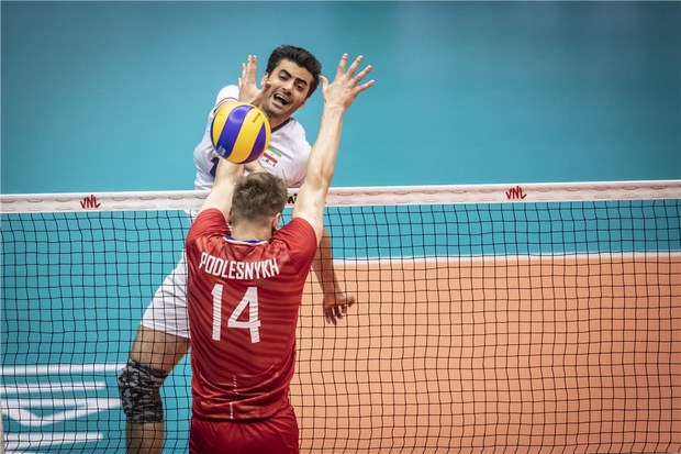 غفور امتیازآورترین بازیکن دیدار ایران و روسیه شد