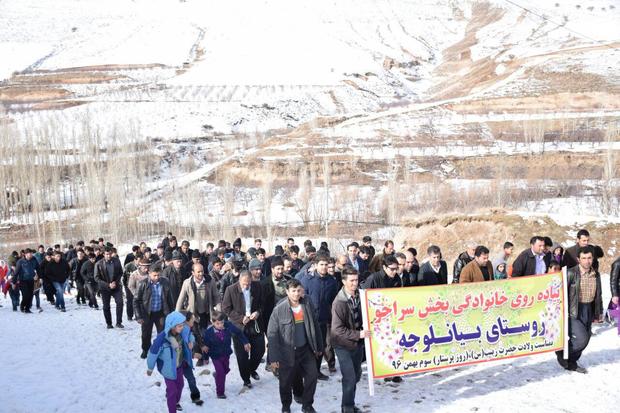 بخشدار سراجو: همایش پیاده روی بستر مناسبی برای ترویج ورزش در بین خانواده ها است