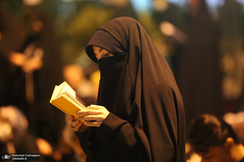 مراسم احیای شب بیست و یکم ماه رمضان در حرم کریمه اهل بیت(س)