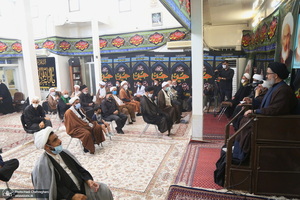 مراسم شهادت امام حسن مجتبی(ع) در بیت آیت الله العظمی فاضل لنکرانی(ره)