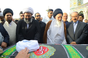 مراسم تشییع و خاکسپاری آیت الله نورالله شاه آبادی(ره) در قم