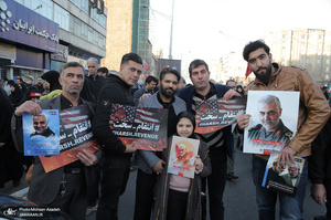 حضور میلیون ها تهرانی در تشییع پیکر مطهر سردار قاسم سلیمانی - 11