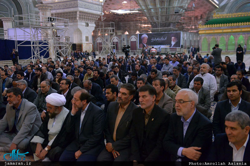 تجدید میثاق معاونین وزارت آموزش و پرورش با حضرت امام(س)  