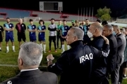 حضور نخست وزیر در تمرین تیم ملی فوتبال عراق