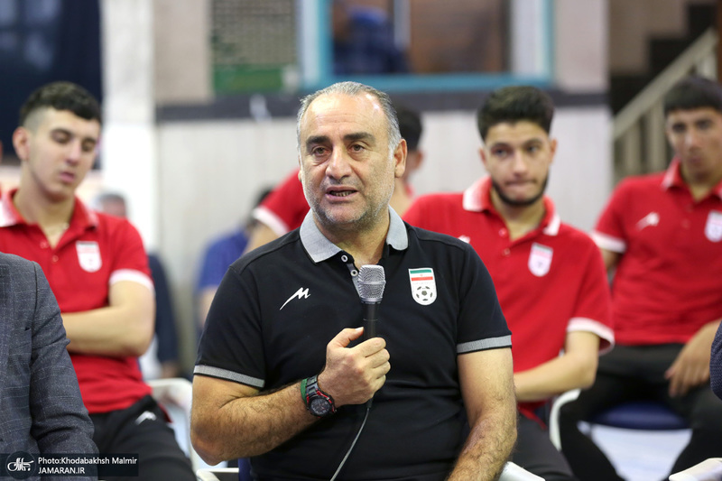 دیدار اعضای تیم ملی فوتبال نوجوانان ایران با سید حسن خمینی