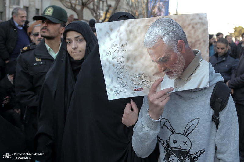 حضور میلیون ها تهرانی در تشییع پیکر مطهر سردار قاسم سلیمانی - 11