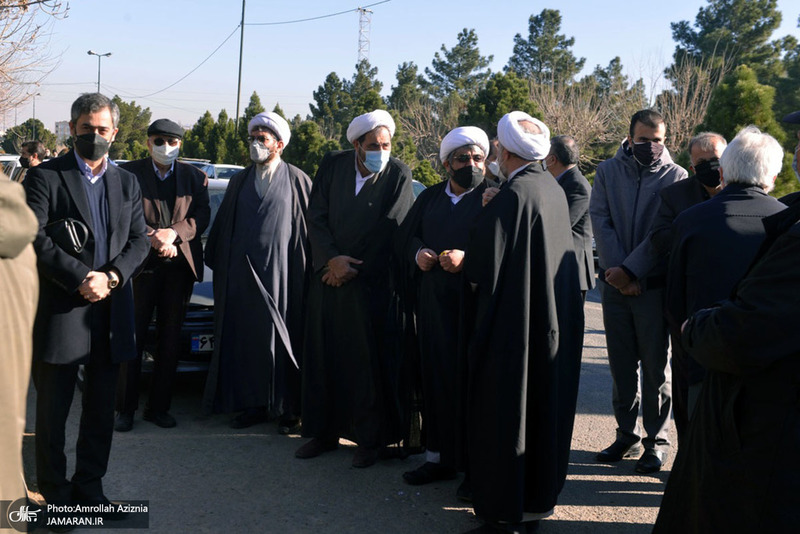 مراسم تشییع و خاکسپاری مرحوم حجت الاسلام و المسلمین سید رضا حسینی امین