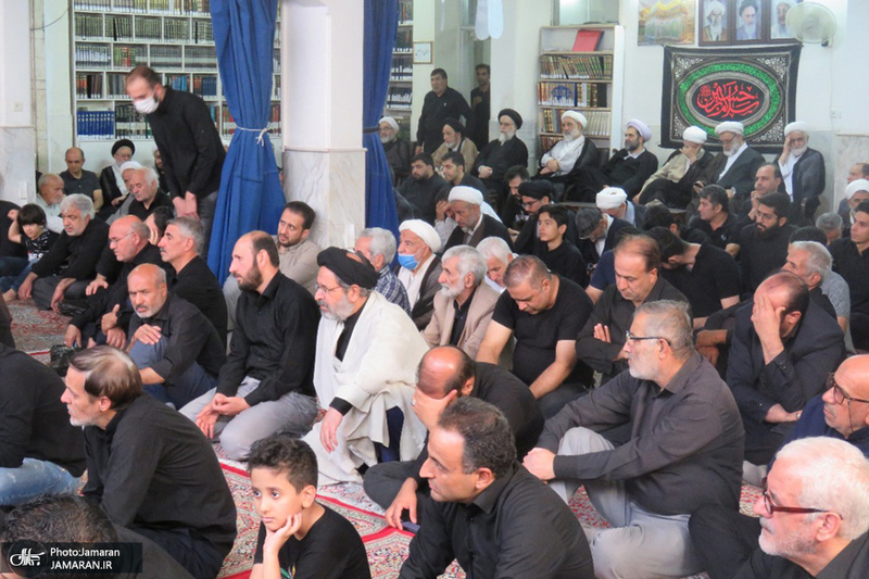 مراسم عزاداری اربعین حسینی در بیت مرحوم آیت الله العظمی صانعی (ره)
