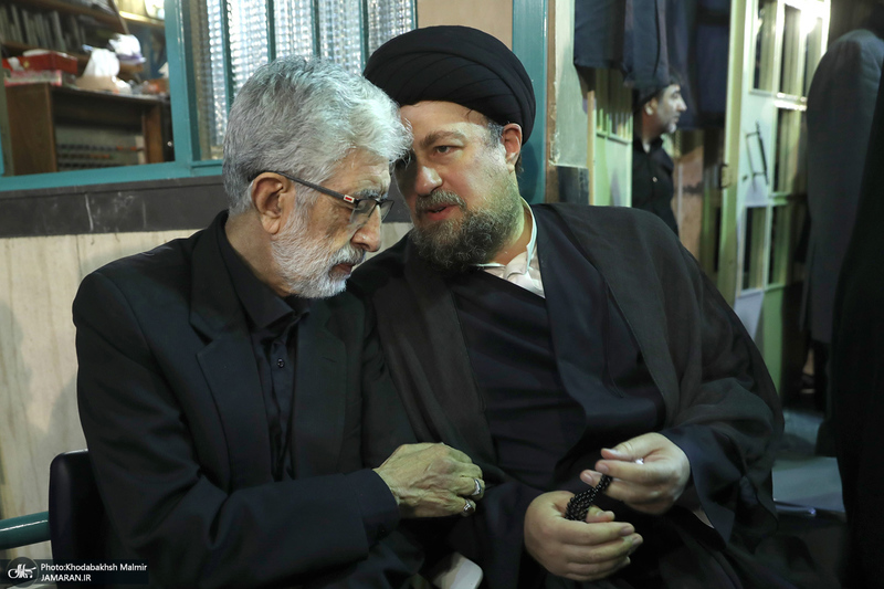 مراسم بزرگداشت همسر آیت الله موسوی بجنوردی (ره) در حسینیه شماره یک جماران-2