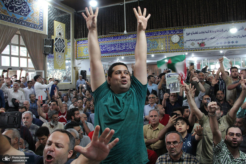 همایش انتخاباتی مسعود پزشکیان در گرگان با سخنرانی ظریف