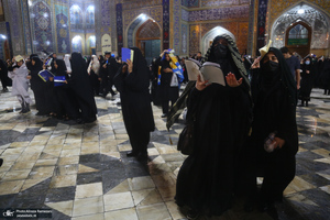 مراسم احیای شب بیست و یکم ماه رمضان در حرم مطهر امام رضا (ع)