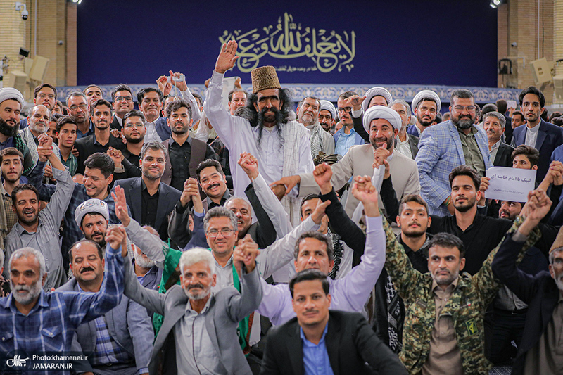 دیدار هزاران نفر از مردم سیستان و بلوچستان و خراسان جنوبی با رهبر انقلاب