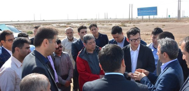 کارشناسان چینی از منطقه ویژه شمال بوشهر دیدن کردند