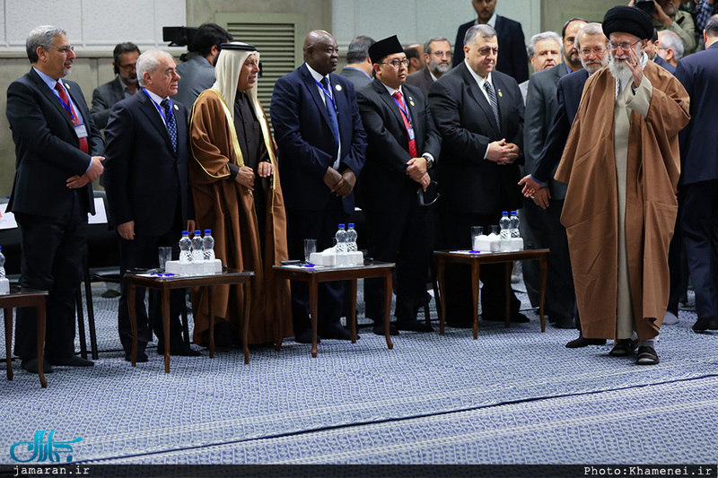  دیدار شرکت‌کنندگان در سیزدهمین کنفرانس اتحادیه بین‌المجالس سازمان همکاری اسلامی با رهبر معظم انقلاب