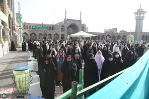 نماز عید سعید فطر در حرم حضرت فاطمه معصومه(س)