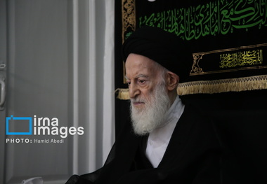 مراسم تشییع پیکر مطهر آیت‌الله العظمی شبیری زنجانی در قم + تصاویر