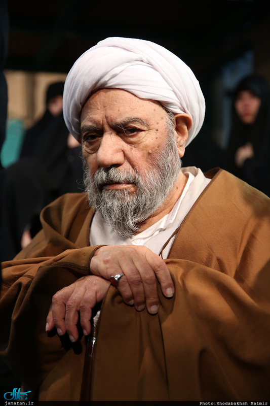 مراسم وداع با پیکر آیت الله هاشمی رفسنجانی در حسینیه جماران
