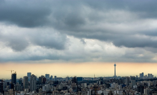 آسمان تهران در 2 روز آینده ابری و بارانی است