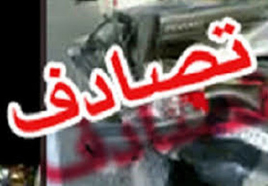 ۵ نفر فوتی در حادثه برخورد پراید با اتوبوس در باغملک